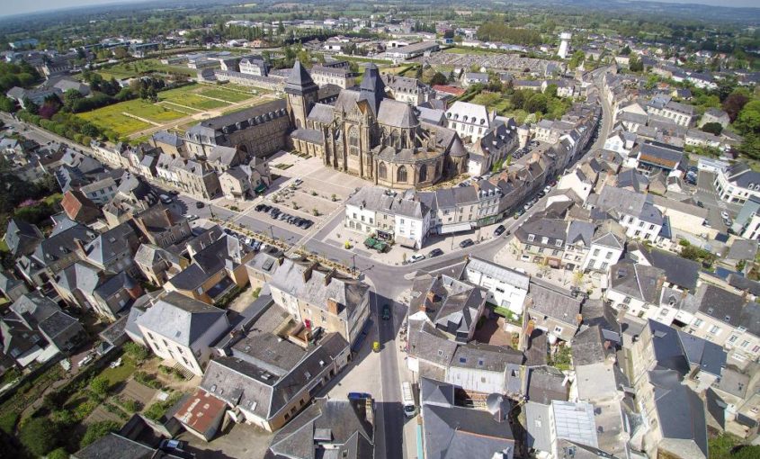 View on the city of evron